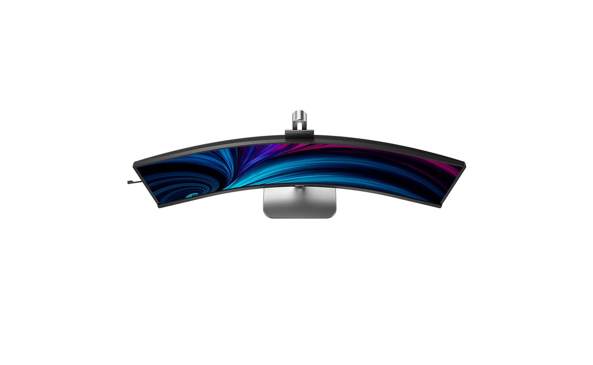 Philips 49B2U6903CH - Monitor Curvo DQHD de 49 Pulgadas, Webcam, micrófono, RJ45, Altura Regulable (5120x1440, HDMI, DisplayPort, USB-C, USB Hub) Negro