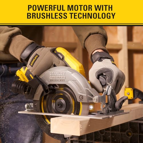 Sierra Circular BRUSHLESS V20 Li-Ion 18V Ø190mm, freno eléctrónico,