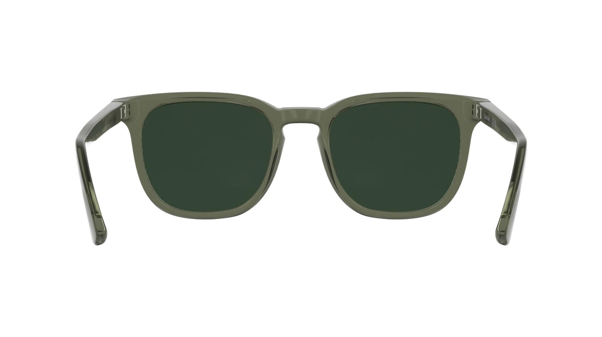 Calvin Klein Men's Sunglasses CK25536S - Transparent Khaki with Solid Green Lens