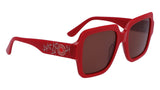 KARL LAGERFELD KL6104SR Gafas, Red, 53/20/140 para Mujer