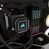 Corsair iCUE H170i ELITE CAPELLIX Refrigeración Líquida de CPU 33 LED RGB CAPELLIX Ultrabrillantes, Radiador 420mm, Tres Ventiladores PWM de Magnética de 140 mm, iCUE COMMANDER CORE Incluido Negro