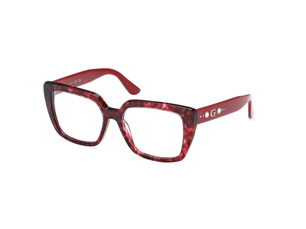 GUESS Gafas de Vista GU50174 068 red/avana 54/16/140 Mujer