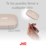 JVC Auriculares inalámbricos Deportivos 38h de Batería, Sonido, Oido Abierto, Resistentes al Agua IPX4, Doble Micro, Ideales para el Deporte, Cascos para Correr