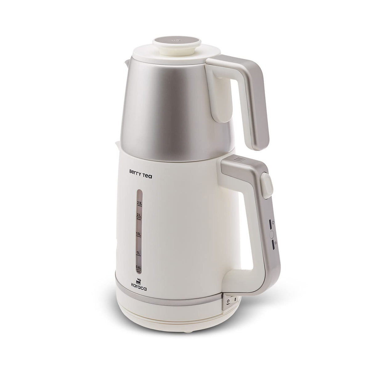 Karaca Berry Tea Xl Cay Maker Mulberry 1700 W con tetera de acero y hervidor Mulberry Hervidor de té, Tetera tradicional turca