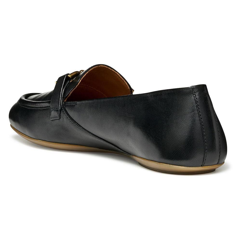 Geox - D Palmaria J, Mocasín Mujer, Black,