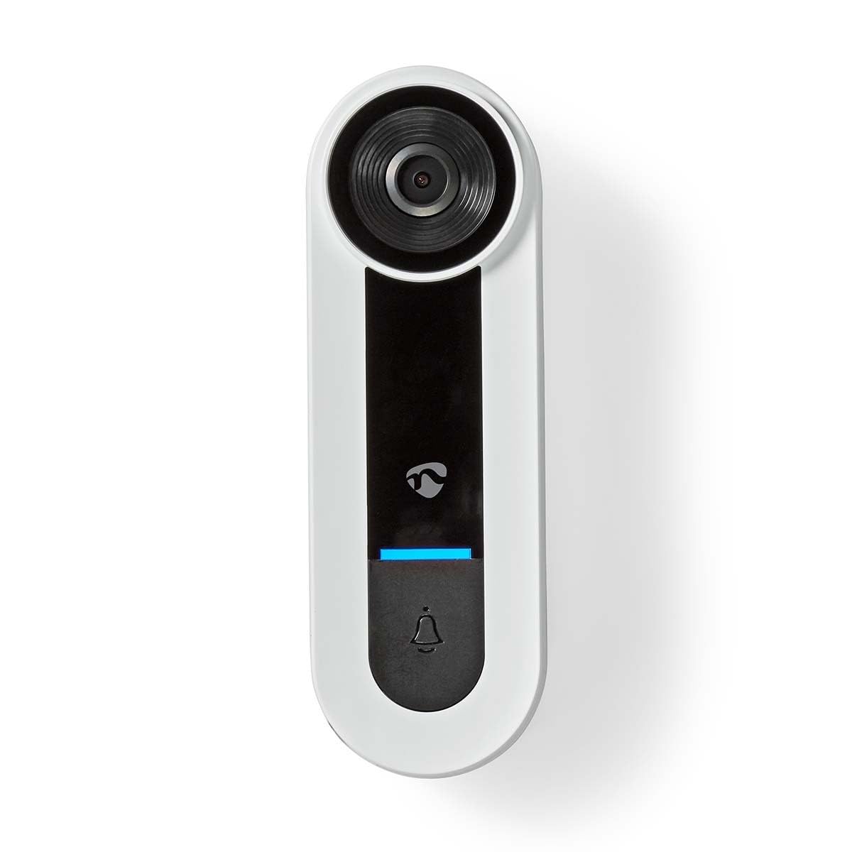 NEDIS SmartLife Video-T✰rsprechanlage | Wi-Fi | Netzstromversorgung | 1536 x 1536 | Cloud Storage (Opcional) / microSD (no enthalten) / Onvif | IP65 | mit Bewegungssensor | Weiss