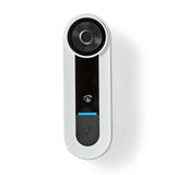 NEDIS SmartLife Video-T✰rsprechanlage | Wi-Fi | Netzstromversorgung | 1536 x 1536 | Cloud Storage (Opcional) / microSD (no enthalten) / Onvif | IP65 | mit Bewegungssensor | Weiss