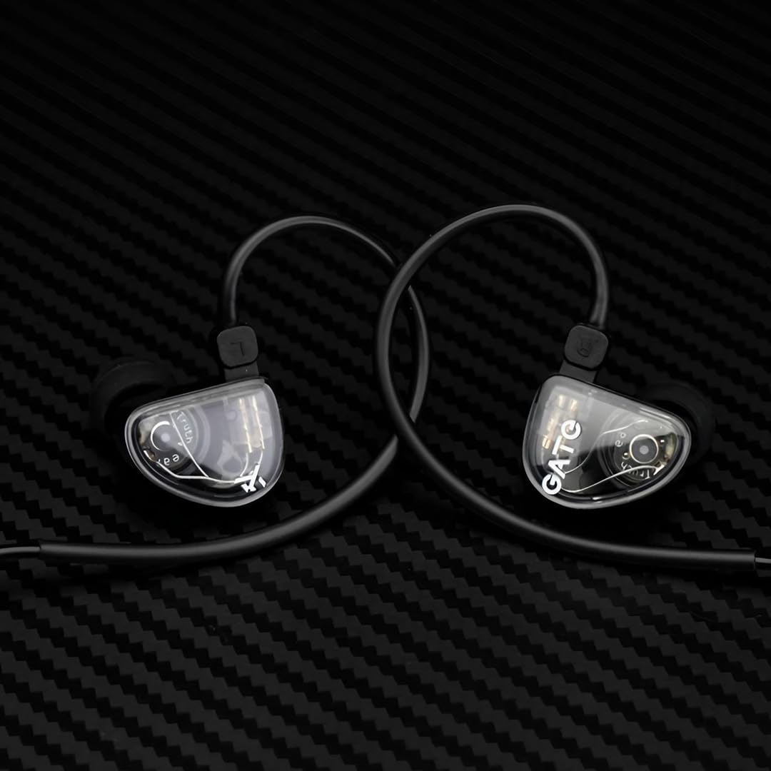 TRUTHEAR Gate Monitor intrauditivo | Negro | Auriculares intrauditivos con Cable para Escenario, Estudio o Audio