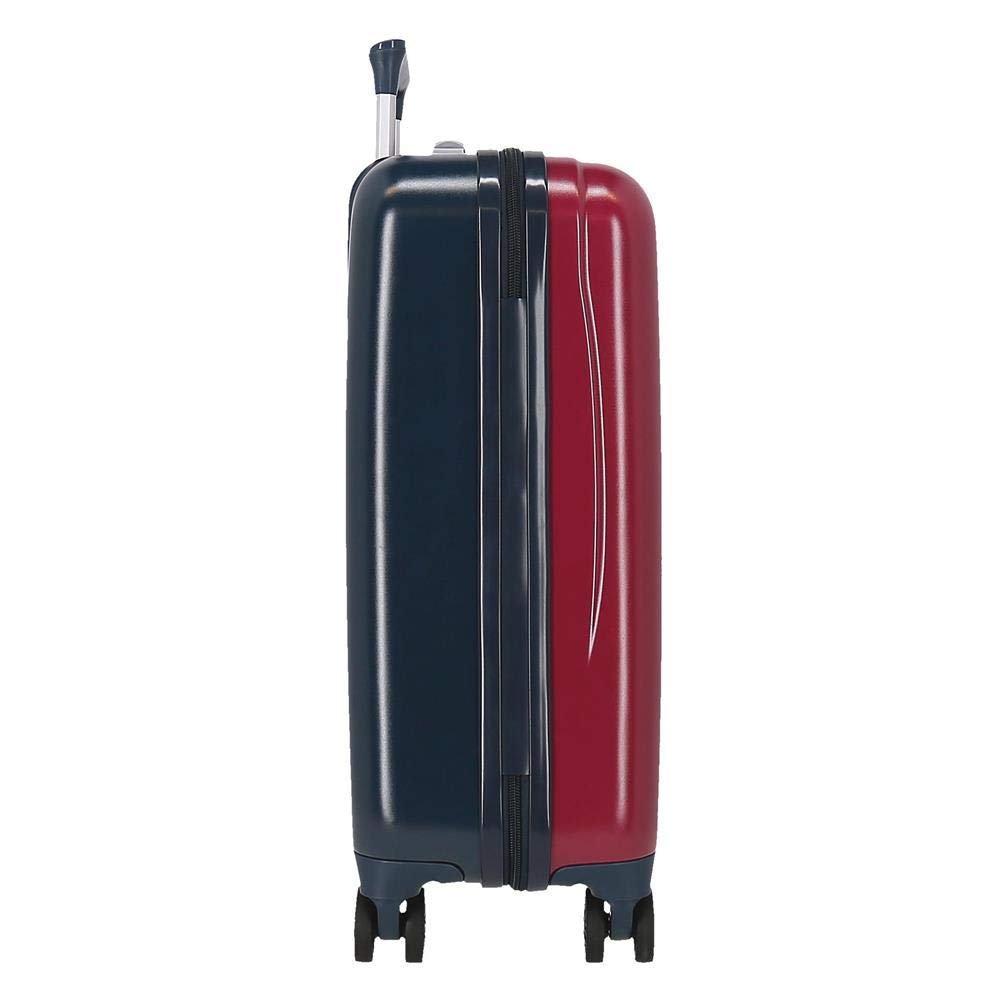 Disney 101 Dalmatas Maleta de cabina Rojo 38x55x20 cms Rígida ABS Cierre de combinación lateral 34L 2 kgs 4 Ruedas dobles