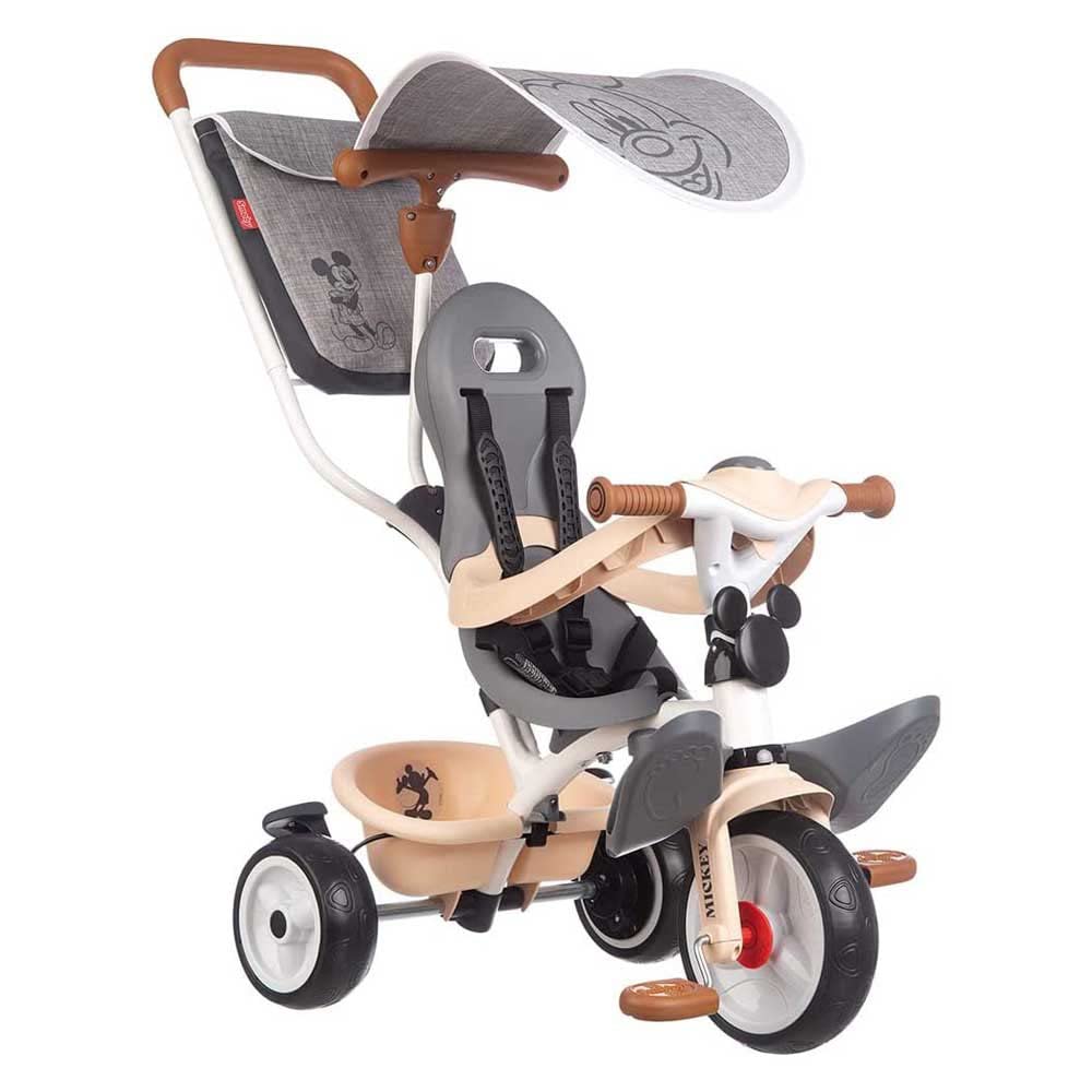 Smoby- Triciclo Mickey Mouse- Baby Balade Plus, Evolutivo (7600741402)