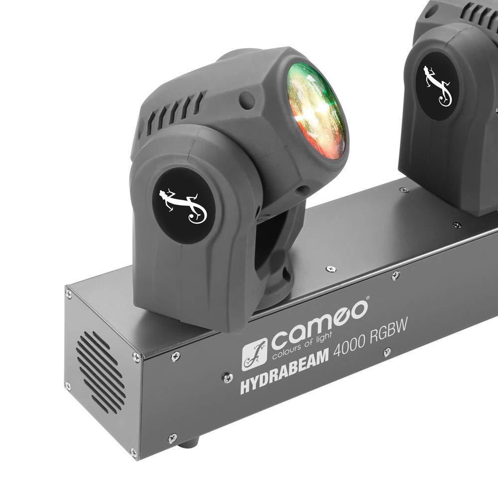 Cameo Sistema de iluminación 4000 RGBW con 4 luces ultrarrápidas 32 W RGBW Quad LED Moving Heads