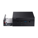 Asus Mini PC PN50-B5329ZDE1 - Mini Ordenador de sobremesa (AMD Ryzen 5 4500U, 8GB RAM DDR4, 256GB SSD M.2, Radeon Vega Graphics, Windows 10 Pro) Negro