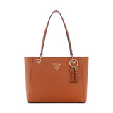 GUESS Noelle Small Noel Tote, Bolsa de Hombro para Mujer, marrón Claro, Talla única