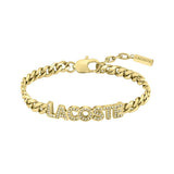 Lacoste Pulsera de cadena para Mujer Colección SCRIPT con cristales - 2040063