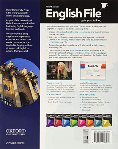 English File 4th Edition C1.1. Student's Book and Workbook without Key Pack (English File Fourth Edition)