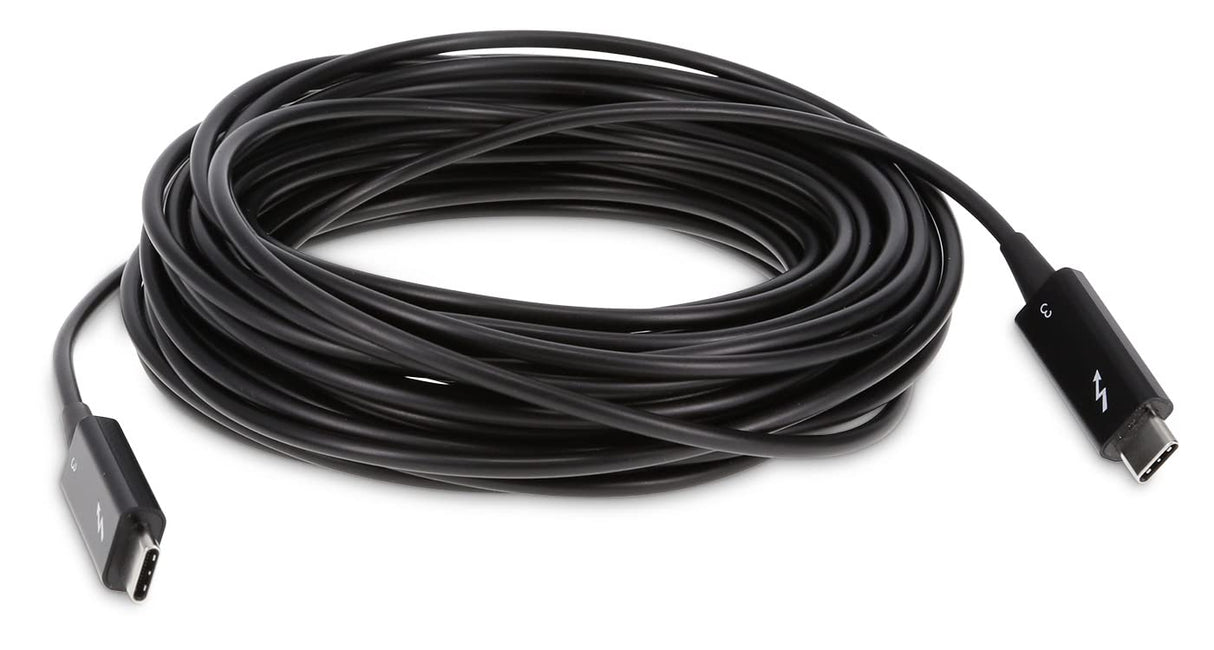 LMP Cable óptico Thunderbolt 3 (USB-C), Activo, 40 Gbit/s, Negro, 10 m