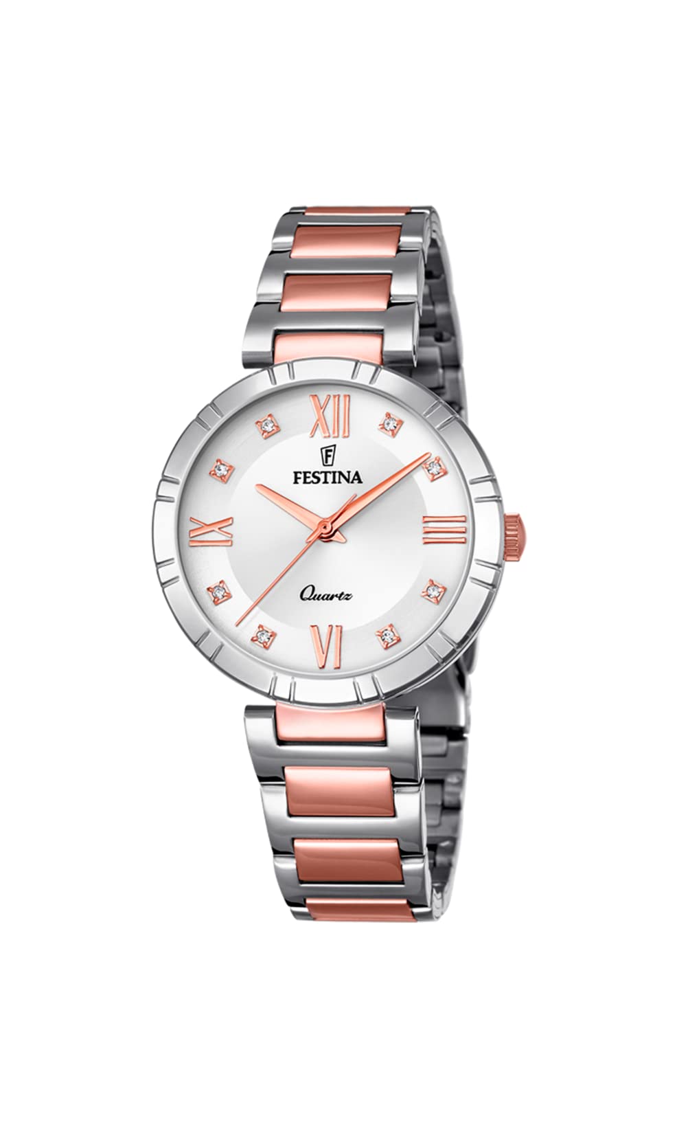 Reloj FESTINA para Mujer F16937/D Mademoiselle Caja de Acero Inoxidable 316l Multicolor Correa de Acero Inoxidable 316l Gris Plata