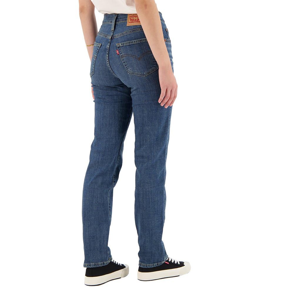 Levi's 724 High Rise Straight Pantalones, Way Way Back, 31W / 30L Mujeres