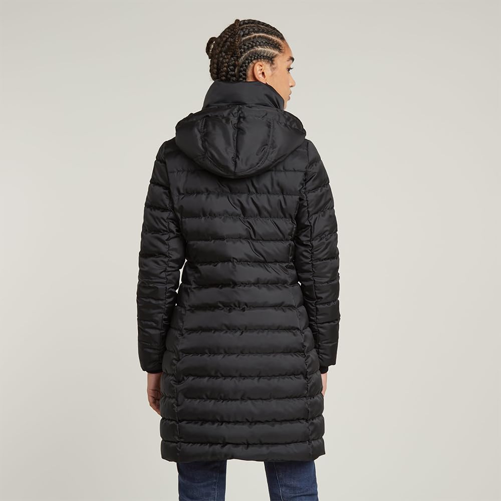 G-STAR Para Mujer Chaqueta ceñida con capucha Whistler Hedley, Negro (dk black D26405-B958-6484), S
