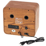 Camry CR1188 Radio Retro Am/FM, Bluetooth, Sintonizador de Frecuencia Manual, Puerto USB, Carcasa Madera Diseño Vintage