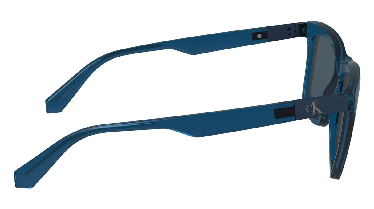 Calvin Klein Jeans Unisex Adult Sunglasses CKJ24601S - Blue with Solid Avio Lens