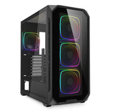 Sharkoon AK5G RGB Black, ATX - Carcasa para PC