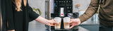 Melitta Barista TS Smart F850-102 - Cafetera superautomática con molinillo silencioso integrado, máquina de café inteligente con hasta 21 recetas de café, 1,8 L, negro