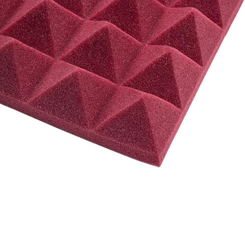 Gator Frameworks GFW-ACPNL1212PBDY-8PK 8 Panel Acous de 12 x 12 pulgadas, color burdeos