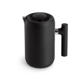 Fellow Cafetera aislada Clara con sistema de filtración mejorado - Prensa francesa portátil de acero inoxidable - Jarra de 24 oz - Negro mate
