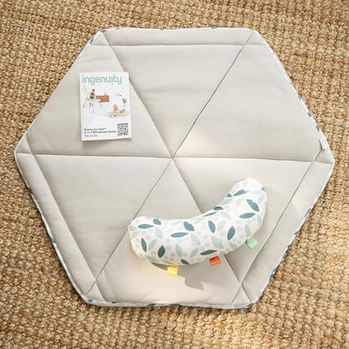 Ingenuity Tummy-to-Toes 6-in-1 Milestone Center Juguete para bebé, Multicolor, 0-48 Months (up 26lbs) (Kids2, Inc. 16904)