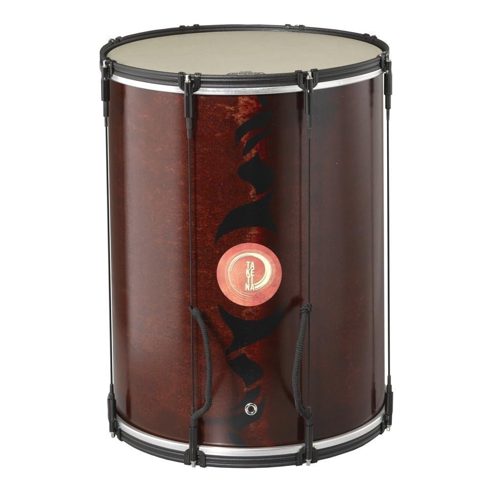 Remo World Percussion Surdo Tambor Madre Marrón Antiguo SU-1824-81