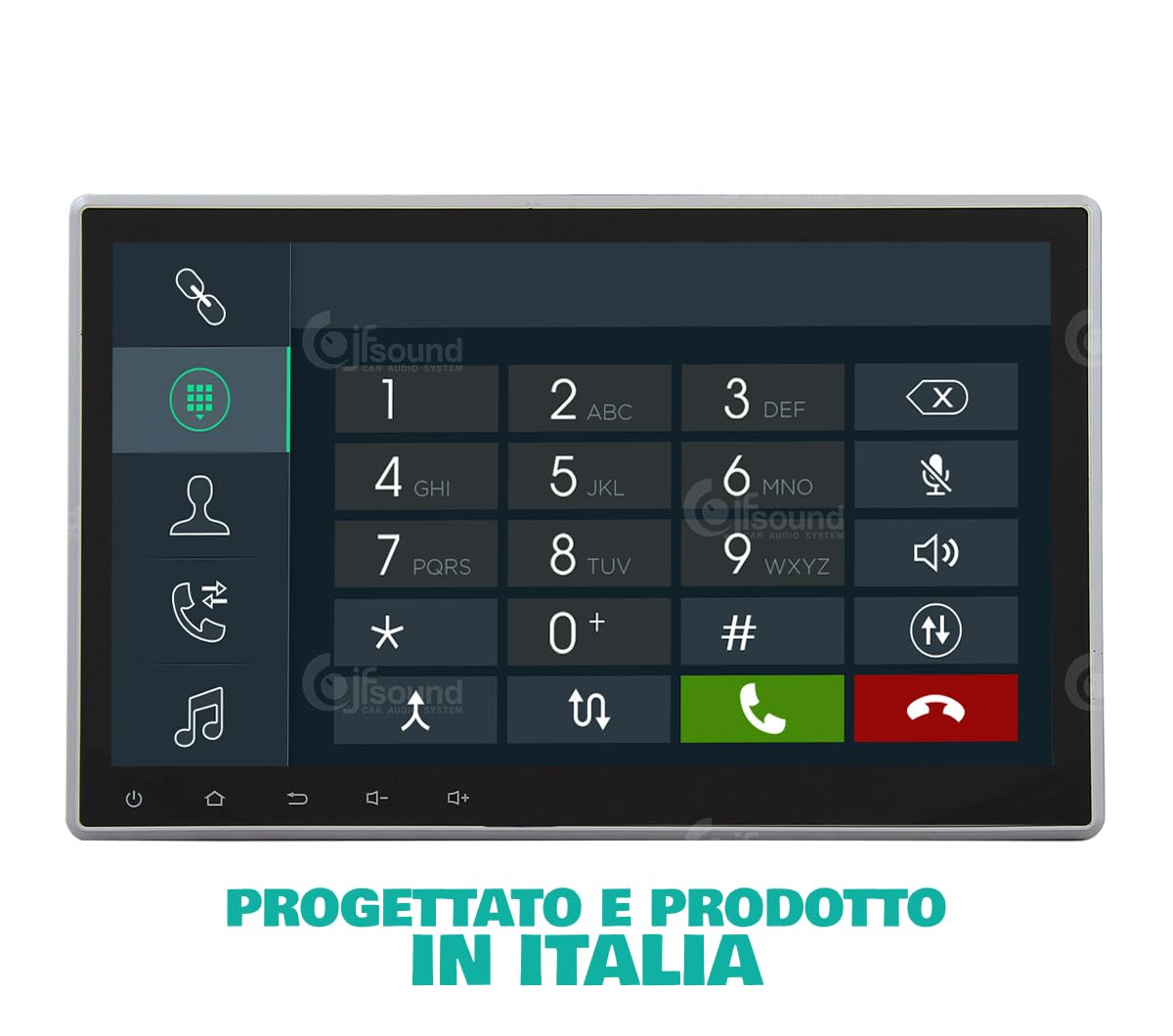 Radio de Coche universales 1 DIN Android GPS Bluetooth WiFi USB Dab+ Touchscreen 10" 4core Carplay AndroidAuto