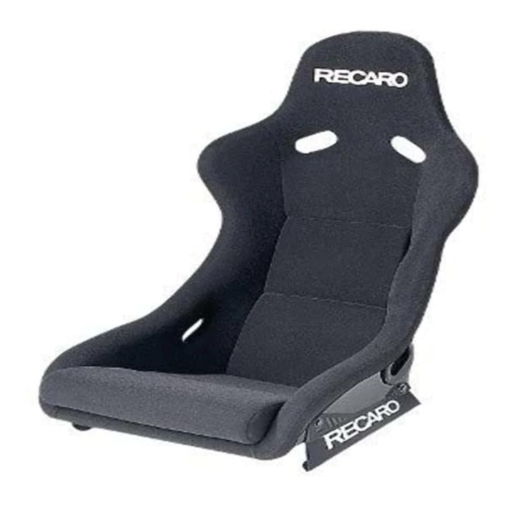 Recaro RC070980184 Pole Position Asiento de Velour para Piloto y Copiloto, Negro