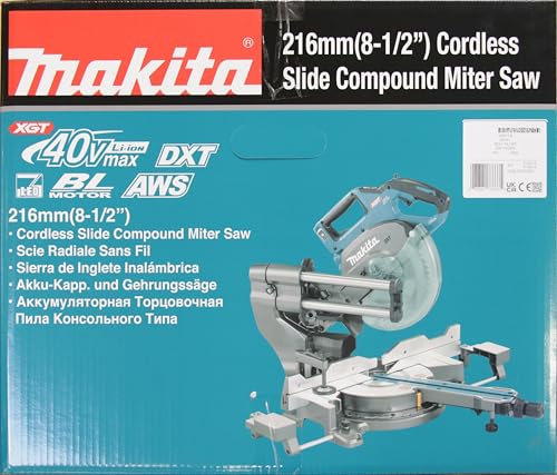 Makita LS002GZ01 Ingletadora telescópica BL 40Vmax XGT 216mm AWS (sin batería y cargador)