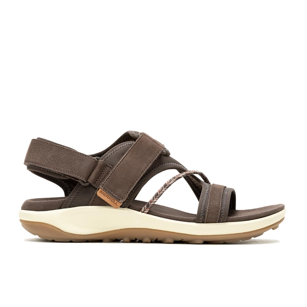 Merrell Terran 4-Correa Trasera, Sandalia Mujer, marrón, 38 EU