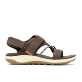 Merrell Terran 4-Correa Trasera, Sandalia Mujer, marrón, 38 EU
