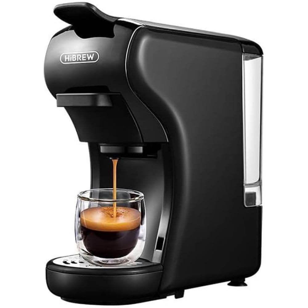 HiBREW Cafetera de cápsulas 3 en 1, 1450 W, H1A