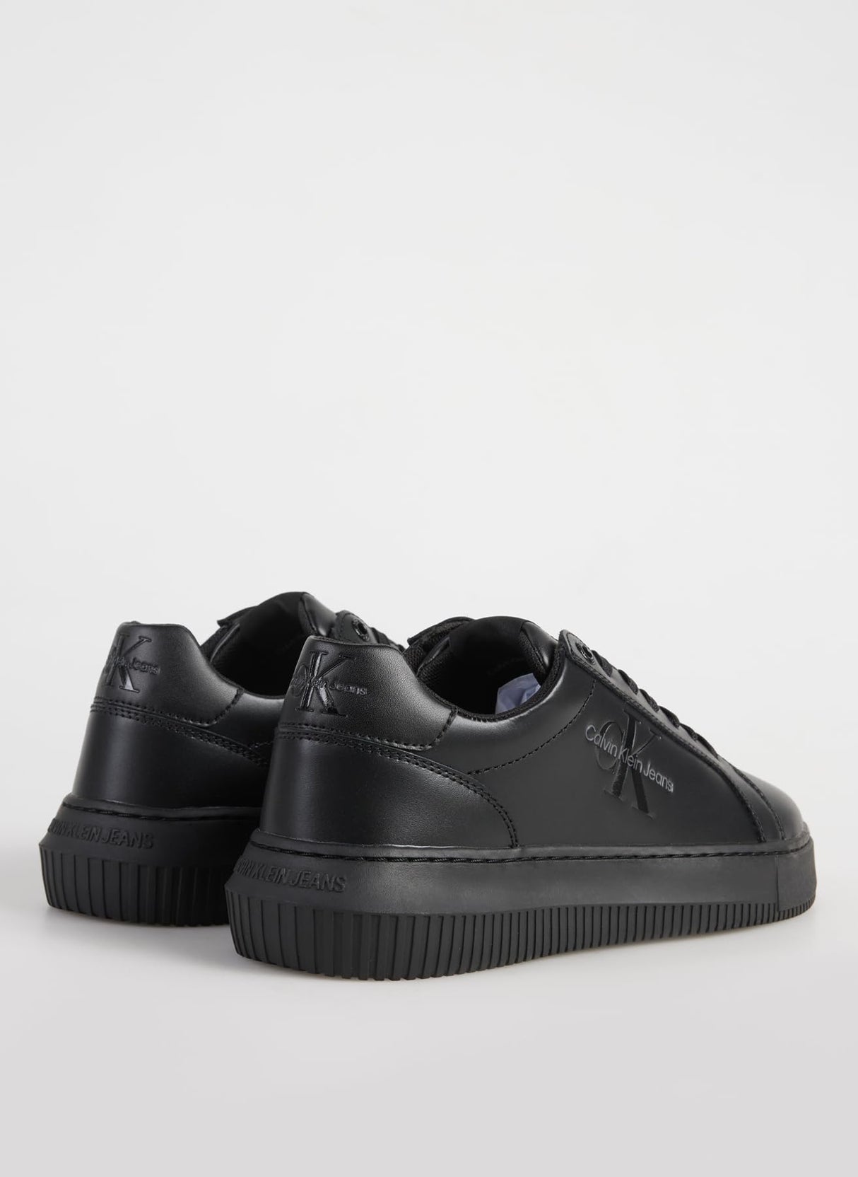 Calvin Klein Sneaker con Suela Cupsole Hombre Chunky Low Calzado, Negro (Triple Black), 43 EU