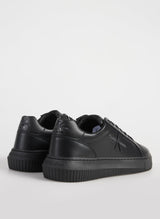 Calvin Klein Sneaker con Suela Cupsole Hombre Chunky Low Calzado, Negro (Triple Black), 43 EU