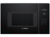 Bosch Serie 6 BFL524MB0 Integrado - Microondas (Integrado, Microondas con grill, 20 L, 800 W, Giratorio, Tocar, Negro)