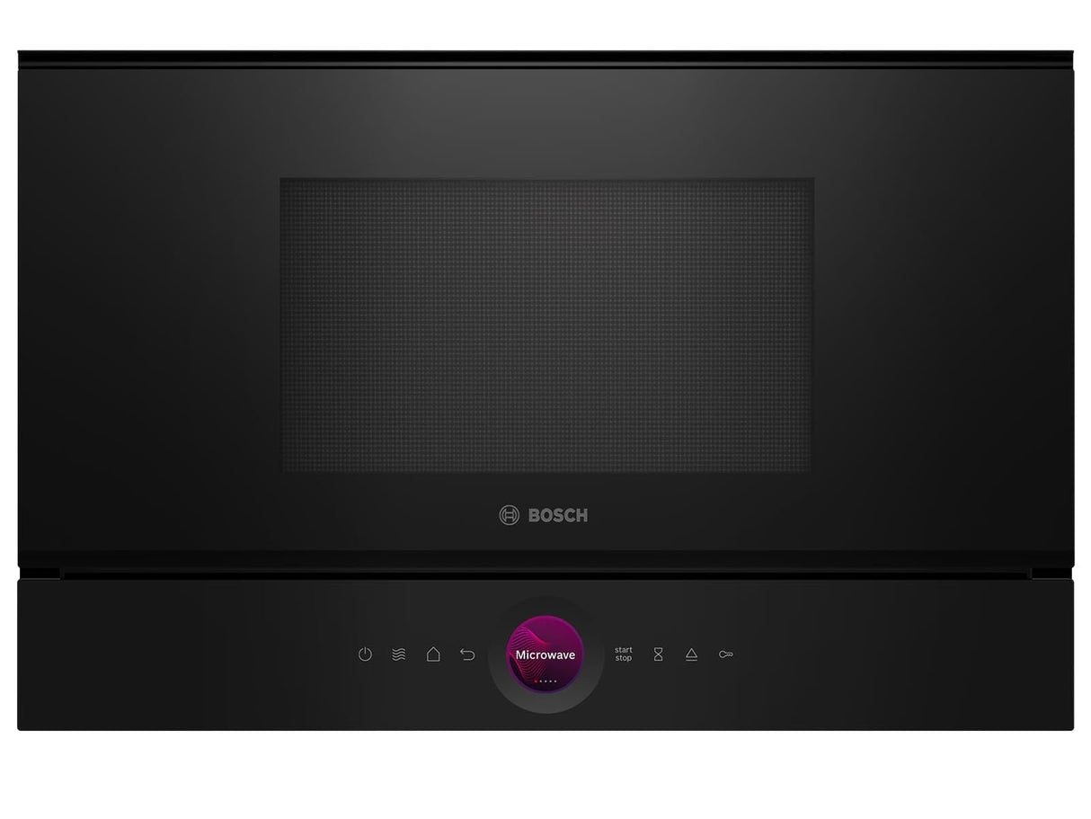 Bosch Microondas Integrable, 60 cm, 21 litros, 900 W, Grill, Electrónica TFT TouchControl, InnoWave, Negro, BEL7321B1