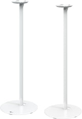 goobay Soporte para Altavoces Sonos Era 100, Capacidad de Carga de 3 K, gestión de Cables, 71,5 cm de Altura, Blanco, 71983