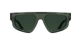 Calvin Klein Unisex Adult Sunglasses CK25539S - Transparent Green with Solid Green Lens