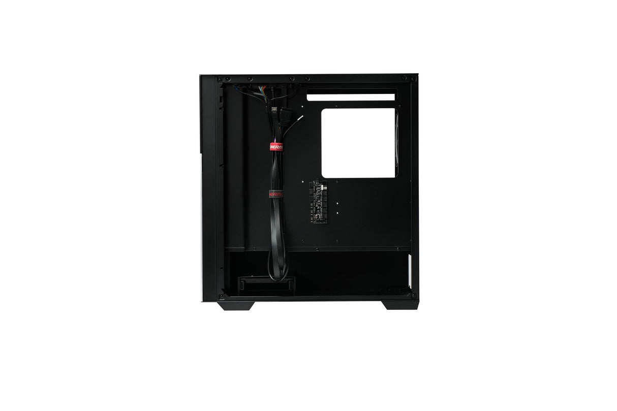ENERMAXK8 ATX Mid Tower Carcasa para PC de Juegos de Cristal Templado, Incl. 3 Ventiladores ARGB PWM de 12 cm - USB3.2 Gen1 y USB3.2 Tipo C; ECA-EK8-WW-ARGB