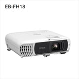 EB-FH18 es un proyector de lámpara Full HD asequible con 2 Puertos HDMI, WiFi con compatibilidad con Apple AirPlay 2, Gran Pantalla de proyección de hasta 304 Pulgadas y 4.100 lúmenes