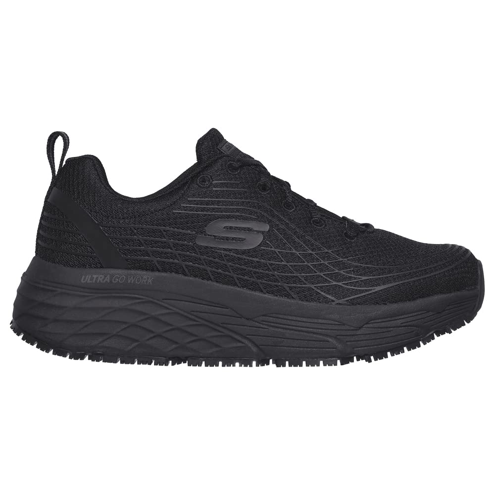 Skechers Elite Sr, Zapatillas Mujer, Black, 38.5 EU