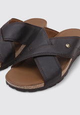 Panama Jack Salman, Sandalia Plana Hombre, Marron C17, 42 EU