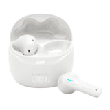 JBL Tune Flex 2, Auriculares inalámbricos Bluetooth y cancelación de Ruido. Autonomía de hasta 48 hrs, IP54 Resistentes al Agua y al Polvo, conexión multipunto, diseño ergonómico y Abierto, Blanco