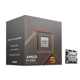AMD Ryzen 5 8400F Procesador (6 Core/12 threads, 65W DTP, Socket AM5, 22MB Caché, Reloj de aumento máx. hasta 4.7GHz,con ventilador Wraith Stealh)