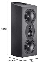 Monolith THX-365T - Altavoz Mini Torre habilitado para Dolby Atmos THX Ultra Certified Dolby Atmos, Dos woofers de 6.5 Pulgadas, Color Negro